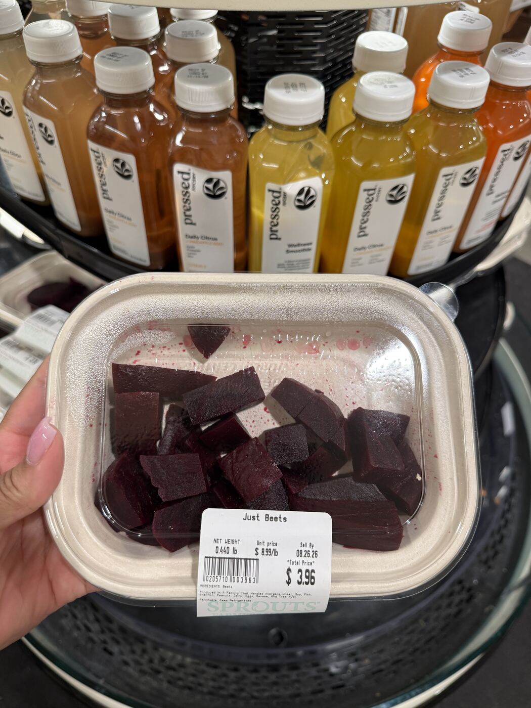 Sprouts Just Beets, priced at $3.96