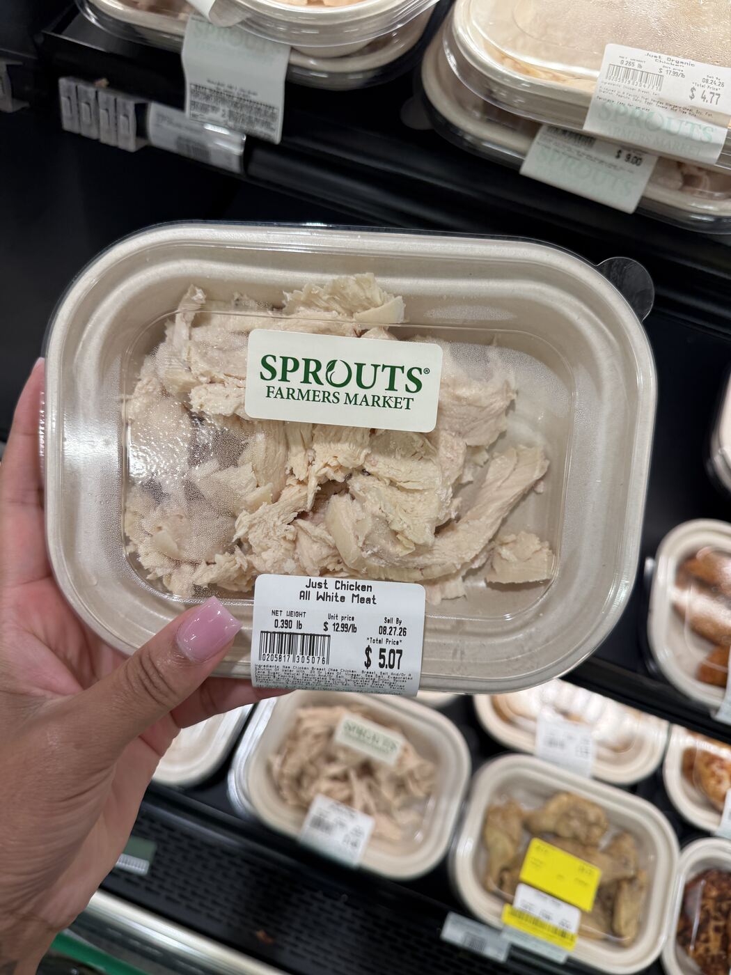 Sprouts Just Chicken, All White Meat, priced at $5.07