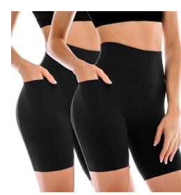 Leafigure 2-pack biker shorts